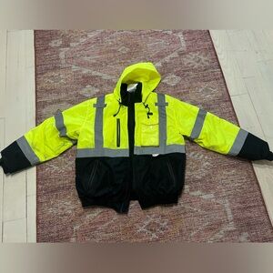 3M Thinsulate HEATED High-Visibility Yellow and Black Performance Jacket